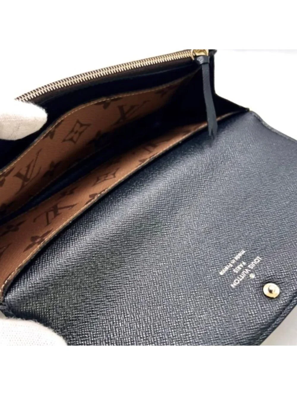 Louis Vuitton Monogram Reverse Portefeuille Emily Wallet